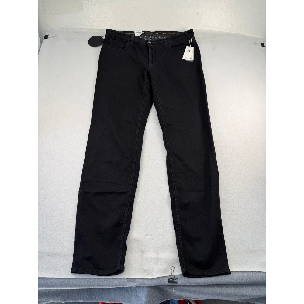 Brax Style Chuck Jeans Mens 40/34 Perma Black Dinner Denim Cashmere Blend